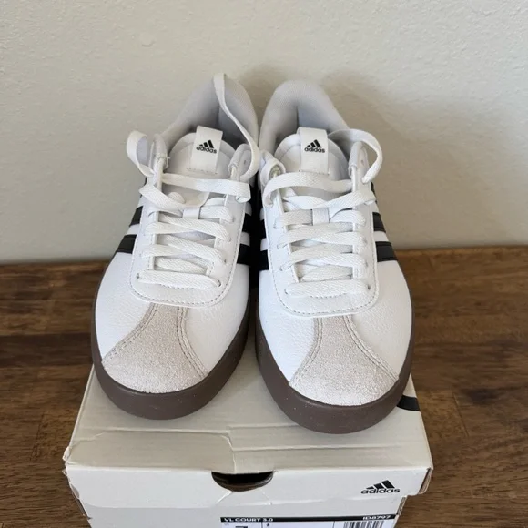 Adidas Women’s VL Court 3.0 White Shoe Box - Picture 5 of 7
